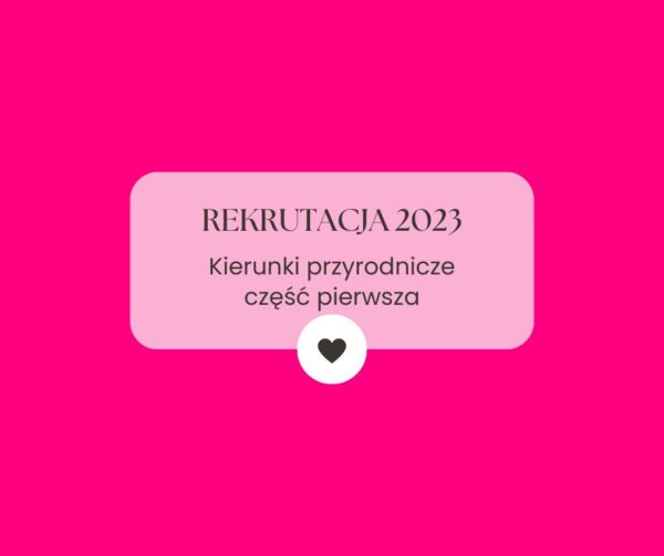 kierunki przyrodnicze