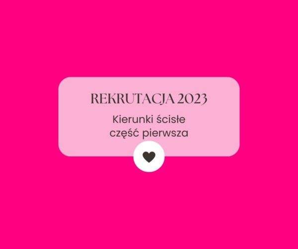 kierunki ścisłe
